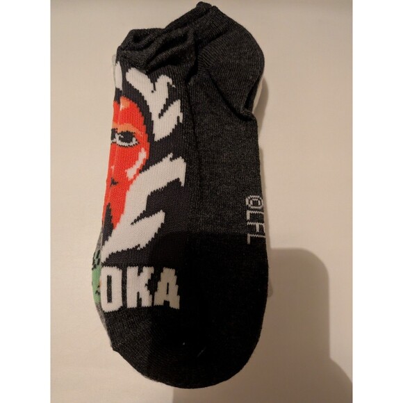 The Mandolorian No Show Socks Grogu Ashoka 6 pairs New with tags Size 4-10 - Picture 2 of 8